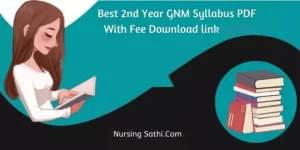 2nd Year GNM Syllabus PDF