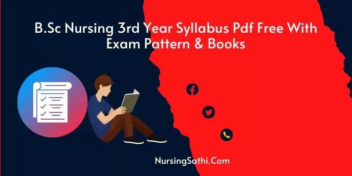 B.Sc Nursing 3rd Year Syllabus Pdf