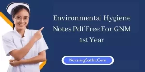 Environmental Hygiene Notes Pdf