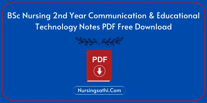 Communication & Educational Technology Notes PDF